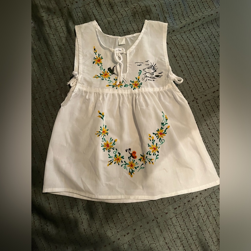 NWOT Jamaica Dress with Flowers Size 1 (12 months)